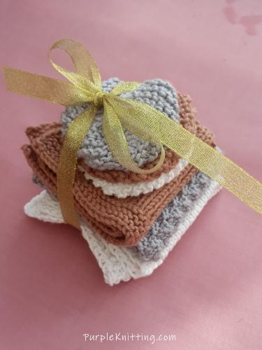 beginners knitted dishcloth patterns make good gifts