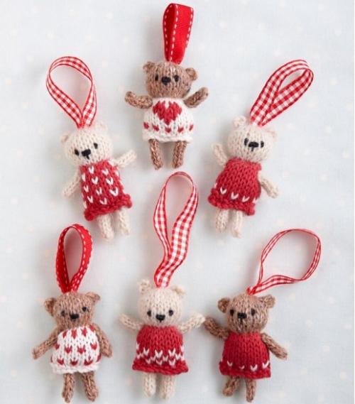 Christmas Tree Ornament Knitting Patterns