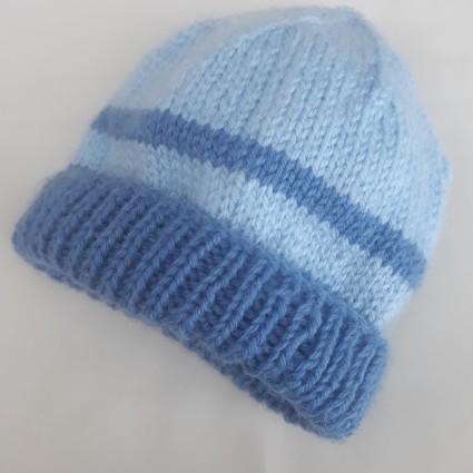 How to Knit a Baby Beanie with Free Pattern & Circular Needles
