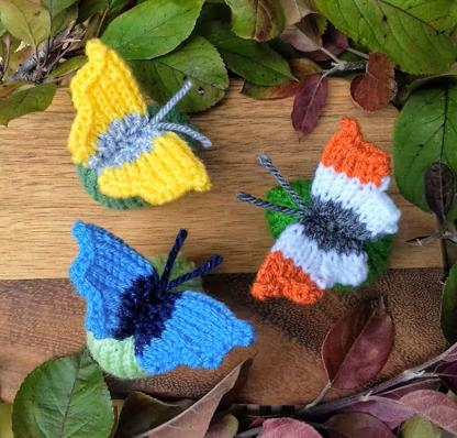 Butterfly Knitted Easter Egg Cover Pattern