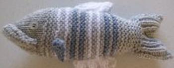 knit a herrring fish for the shoal