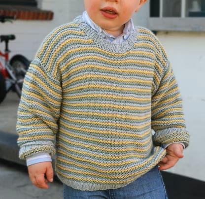 Kids Sweater Knitting Pattern for Beginners
